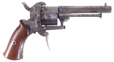 Lot 16 - Belgian 7mm pinfire revolver