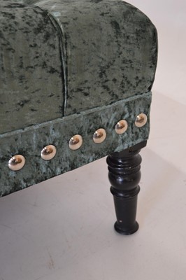 Lot 244 - Buttoned Hearth Stool