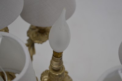 Lot 197 - Pair of Fixed Branch Table Lamps