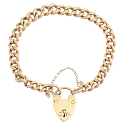 Lot 3 - A 9ct gold bracelet