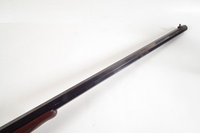 Lot 178 - Uberti high wall .38-55 rifle and loading accessories. LICENCE REQUIRED