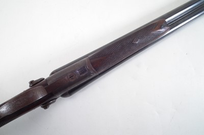 Lot 244 - Ward and Sons 12 bore hammer action side by side shotgun LICENCE REQUIRED
