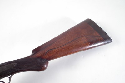 Lot 244 - Ward and Sons 12 bore hammer action side by side shotgun LICENCE REQUIRED