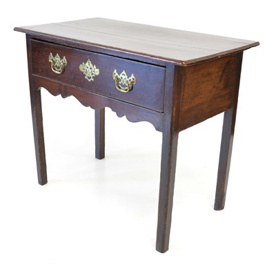Lot 291 - Early 19th-century oak side table