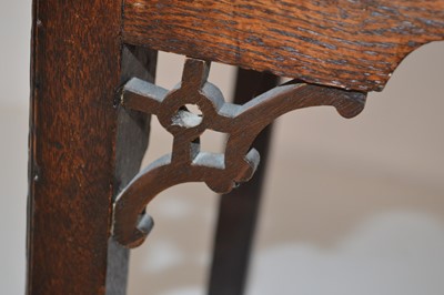 Lot 290 - Late 18th-century oak side table