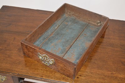 Lot 290 - Late 18th-century oak side table