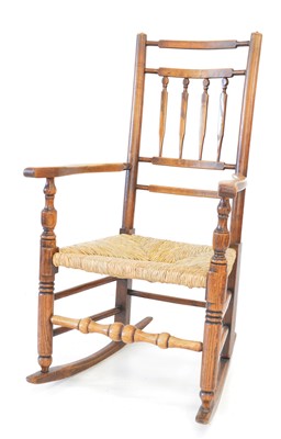 Lot 314 - Early 19th-century rocking chair.