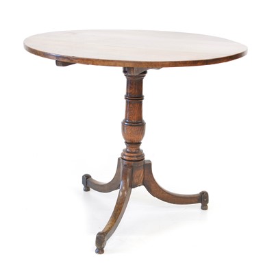 Lot 294 - George III oak and elm occasional table