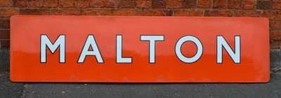Lot 167 - Large 'Malton' Station Sign