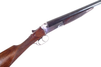 Lot 252 - Savage Stevens 12 bore side by side shotgun LICENCE REQUIRED