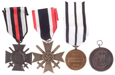 Lot 372 - Four German medals, and four Masonic medals.