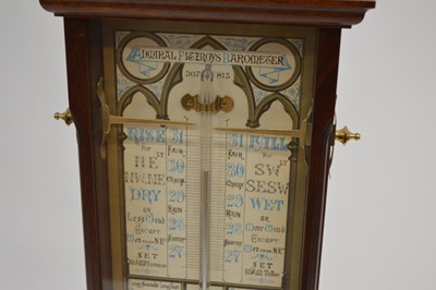 Lot 221 - Admiral Fitzroy barometer, 20th century