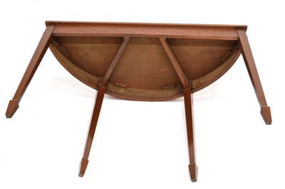 Lot 288 - 20th-century mahogany console table of traditional design