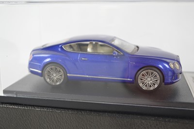 Lot 56 - Two 1:43 Scale Bentley model cars