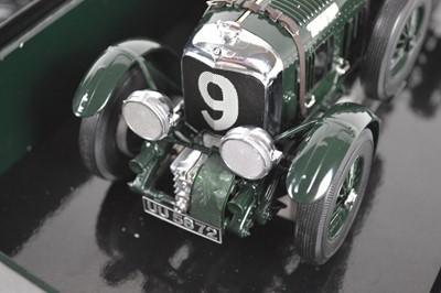 Lot 45 - Minichamps 1:18 scale model of a Bentley 4.5ltr (4 1/2) Blower racing car