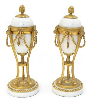 Lot 228 - Pair of 19th Century French Garnitures