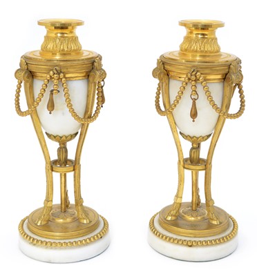 Lot 228 - Pair of 19th Century French Garnitures