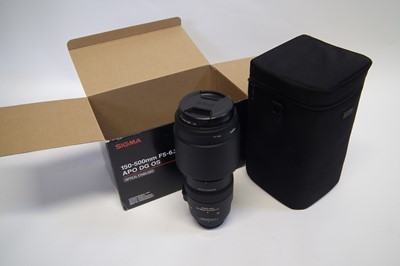Lot 187 - Sigma 150-500mm lens