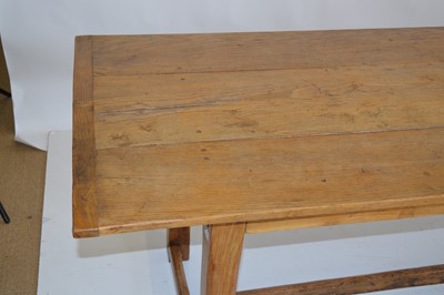 Lot 303 - 20th-century farmhouse refectory table