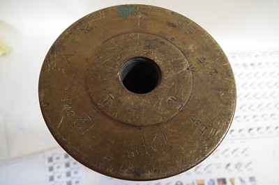 Lot 385 - Composed WW1 shell in 1918 case