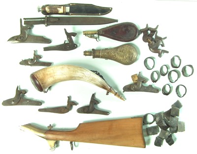Lot 358 - Collection of gun locks and accessories