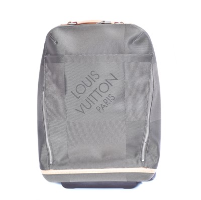 Lot 142 - A Louis Vuitton Terre Damier Geant Conquerant 55 Pegase Rolling Luggage Bag
