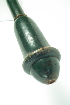 Lot 174 - Victorian painted wood mace or truncheon