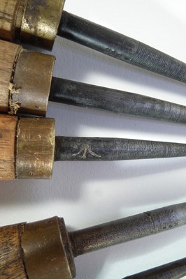 Lot 278 - Set of five Lee Enfield armour's thread chasers