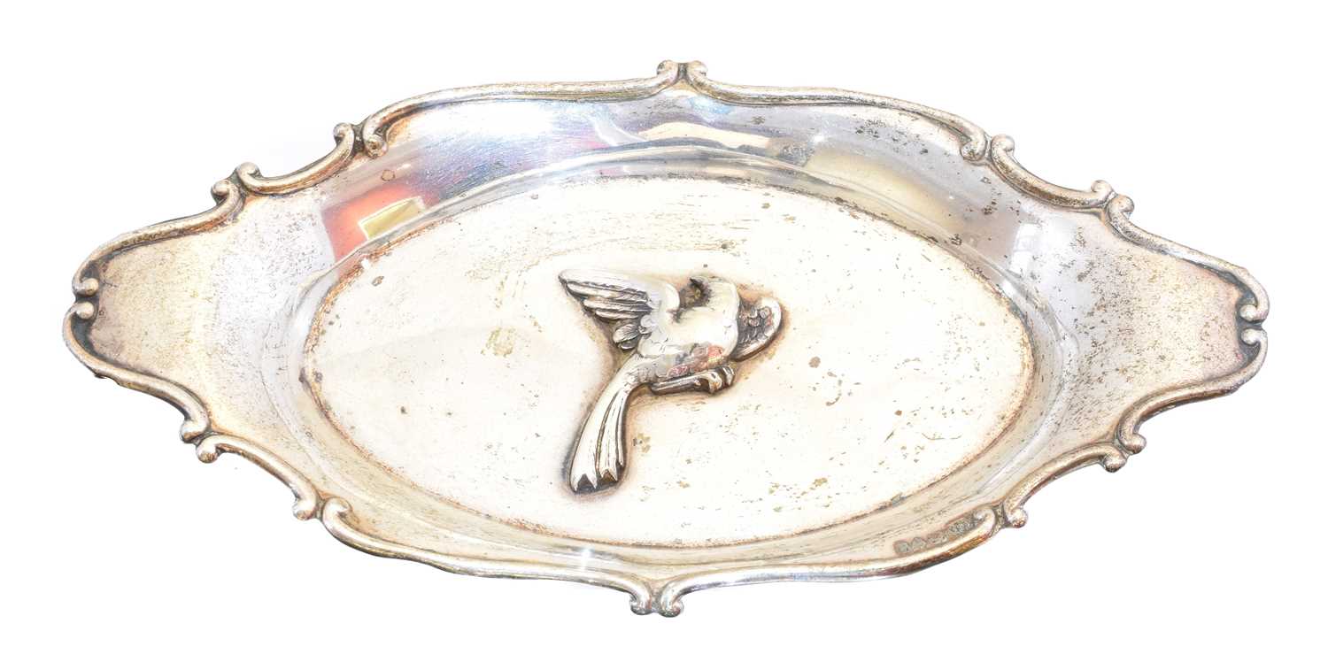 Lot 117 - An Edward VII silver pin dish