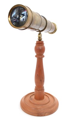 Lot 191 - Telescope on Fruitwood Stand