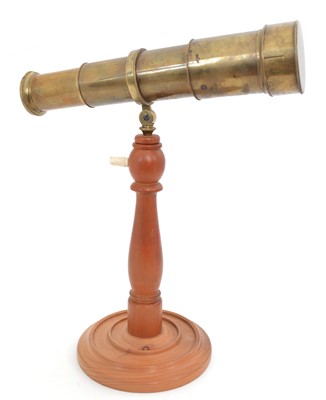 Lot 191 - Telescope on Fruitwood Stand
