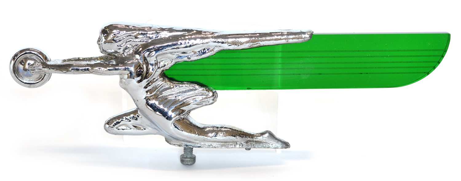 Lot 107 - Winged Flight Plated Chrome Mascot