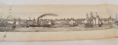 Lot 39 - A Panorama of the Right Bank of the Elbe From Hamburg To Blankenese.