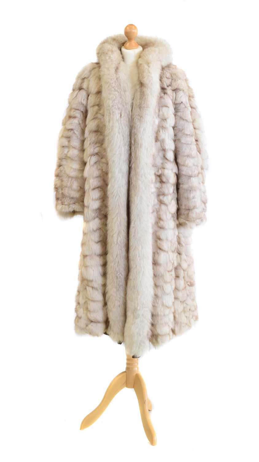 Lot 145 - A fox fur coat