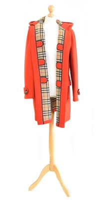 Lot 137 - A Burberry wool duffle coat