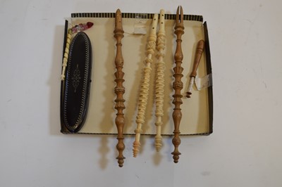 Lot 209 - Large Collection of Lace making Bobbins