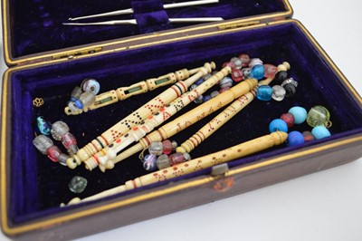 Lot 209 - Large Collection of Lace making Bobbins