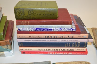 Lot 211 - Books on the topic of Needlework & Lace