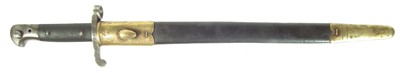 Lot 419 - 1887 pattern Martini Henry rifle bayonet and scabbard
