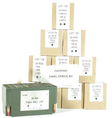 Lot 301 - Radway Green 7.62 ammunition and Tracer. LICENCE REQUIRED