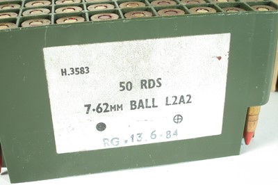 Lot 301 - Radway Green 7.62 ammunition and Tracer. LICENCE REQUIRED