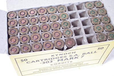 Lot 302 - .303 rifle ammunition LICENCE REQUIRED