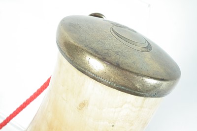 Lot 324 - Percy Tenantry powder horn