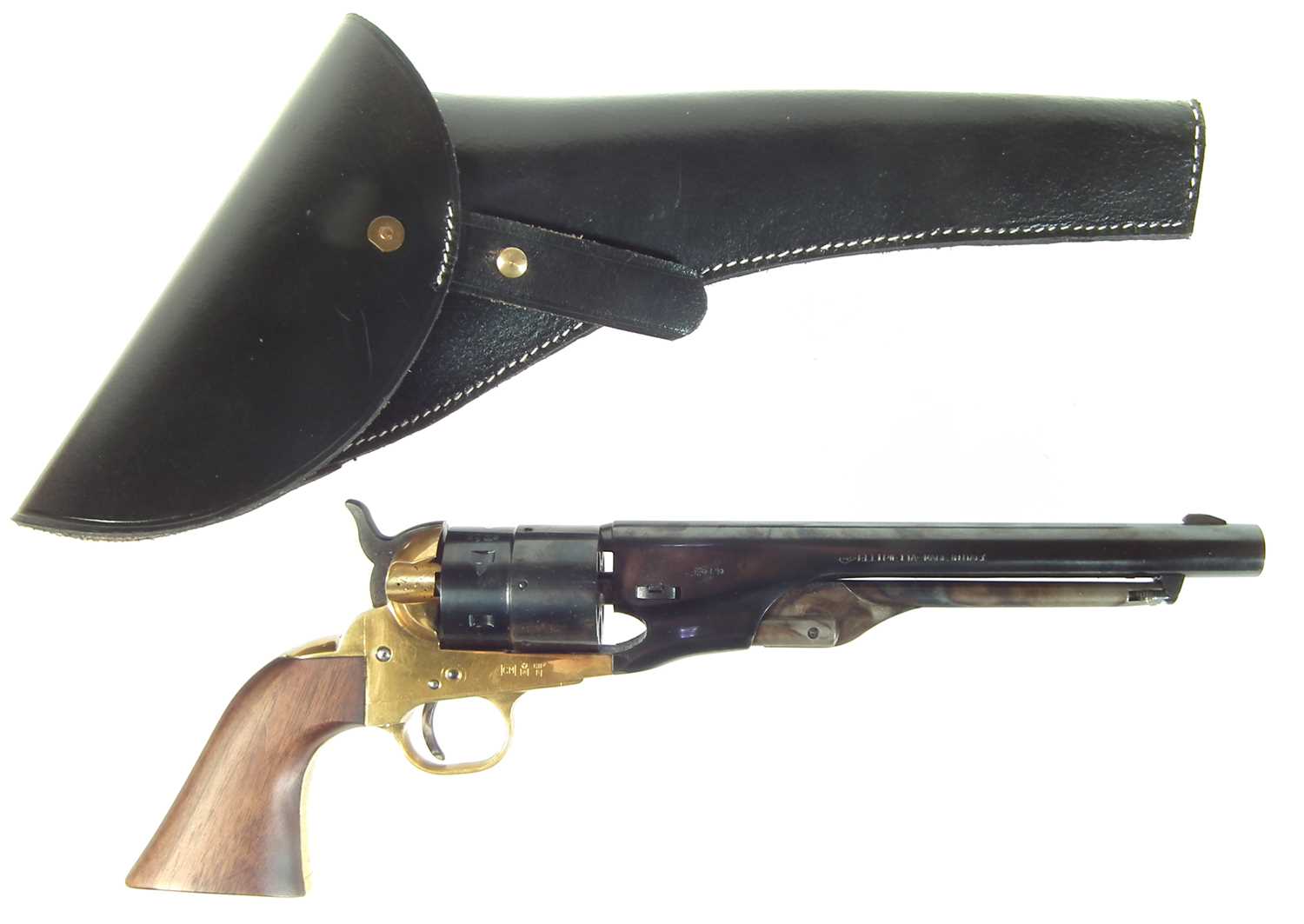 Lot 21 - Pietta Western Arms 9mm blank firing 1860 Colt revolver