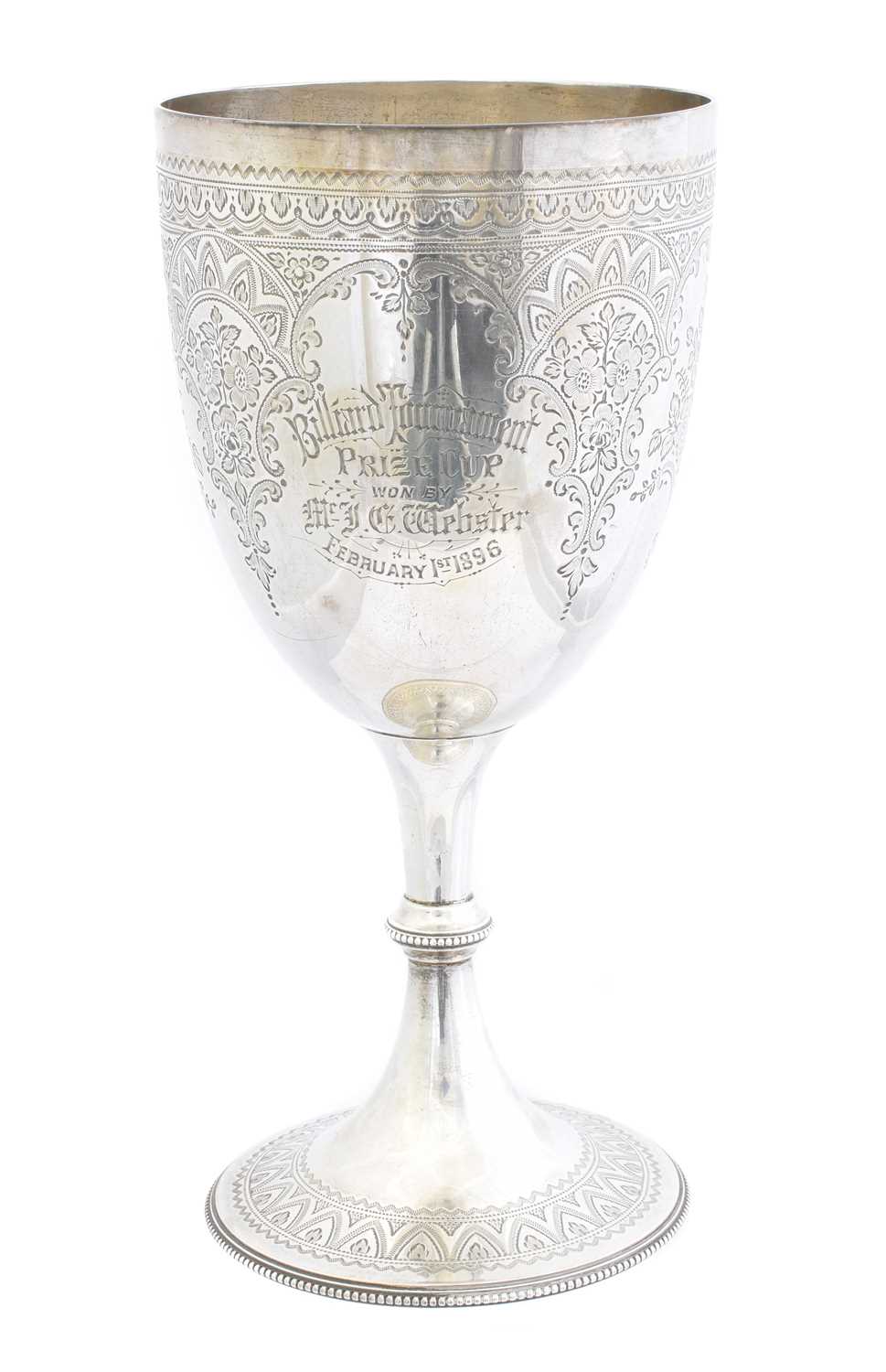 Lot 99 - A Victorian silver cup