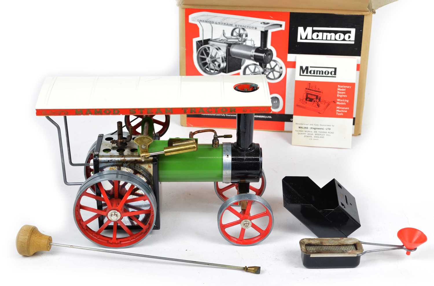 Lot 35 - Mamod TE1 live steam traction engine