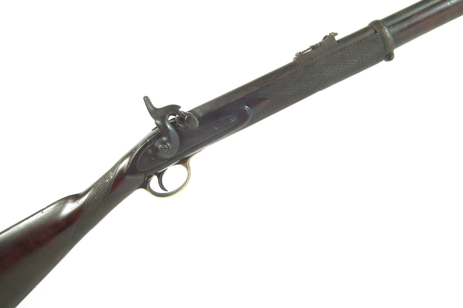 Lot 33 - Percussion volunteer .577 rifle by Vint London