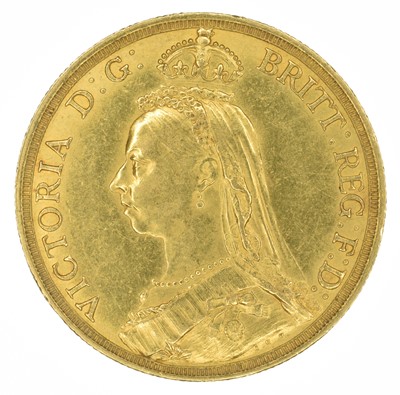 Lot 17 - Queen Victoria, Two Pounds, 1887.