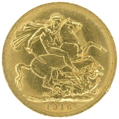 Lot 39 - King George V, Sovereign, 1916, Perth Mint.