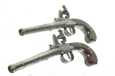 Lot 5 - Pair of flintlock pistols by J. Duncumb
